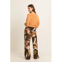 Expresso Broek Mid Brown Olive